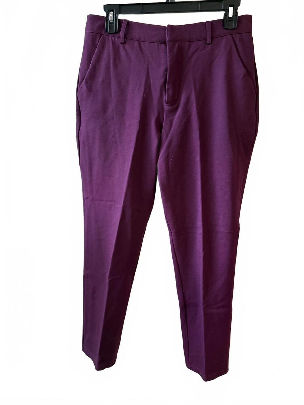 Universal Standard Purple Rayon Blend Trousers Size 2XS (US 6-8)